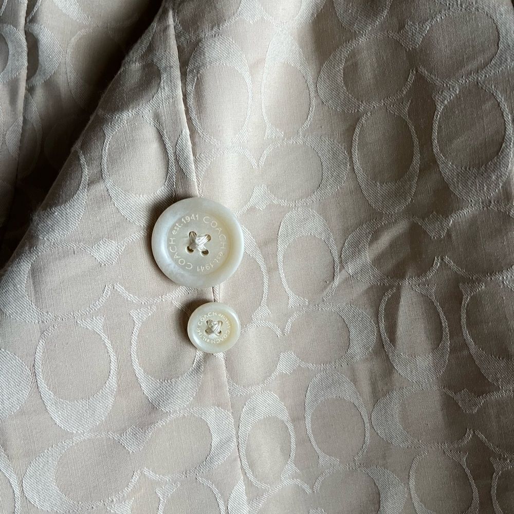 Coach Elegant beige Jacket - Picture 4 of 8